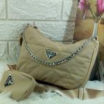 شنطة كروس برادا ٢ حاجز وتربرف تطريز